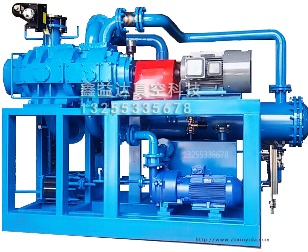 三級氣冷羅茨真空泵(圖1)